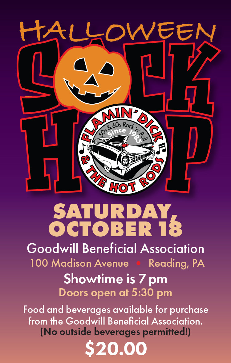 !HALLOWEEN SOCK HOP TICKETS - October 18, 2025