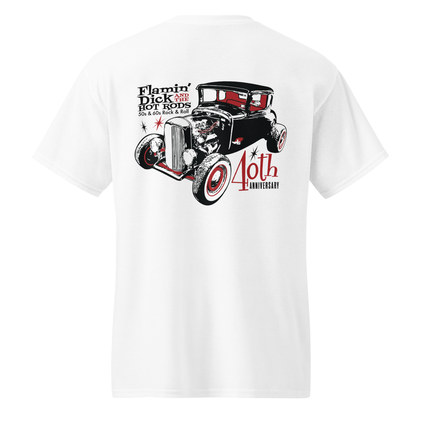 !40th Anniversary Hot Rod T-Shirt - Free Shipping