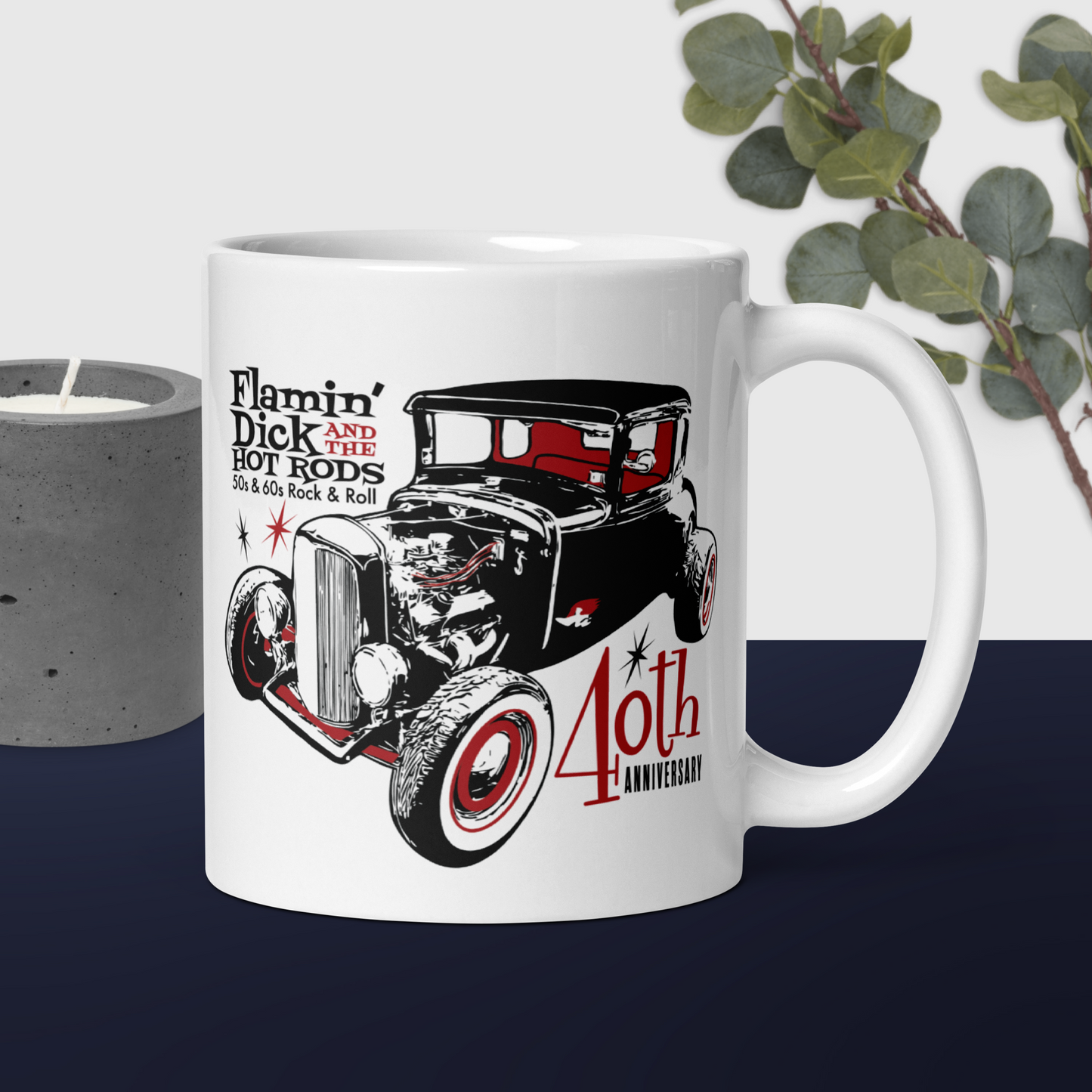 !FDHR 40th Anniversary Hot Rod Mug - Free Shipping