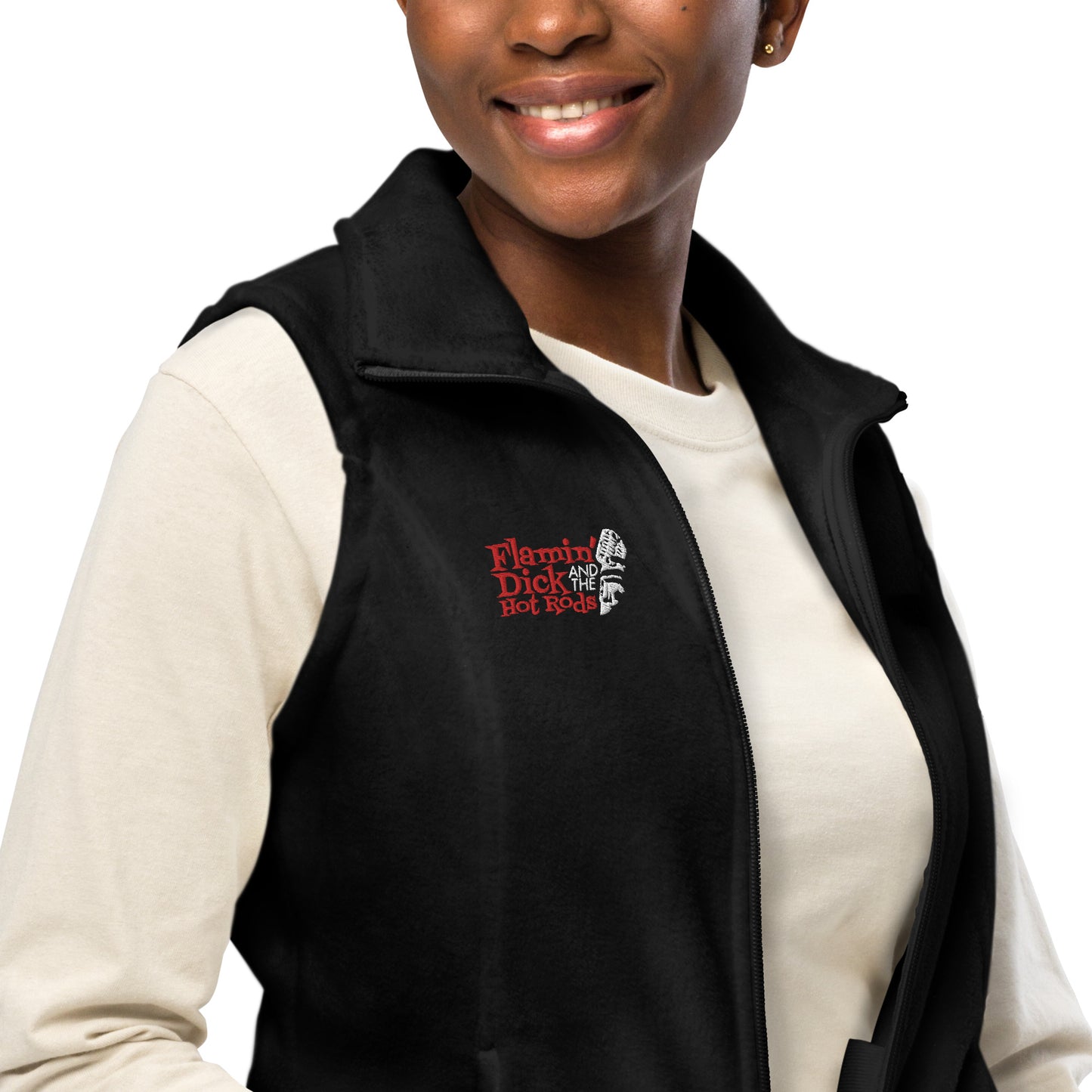 FDHR Women’s Microphone Logo Fleece Vest