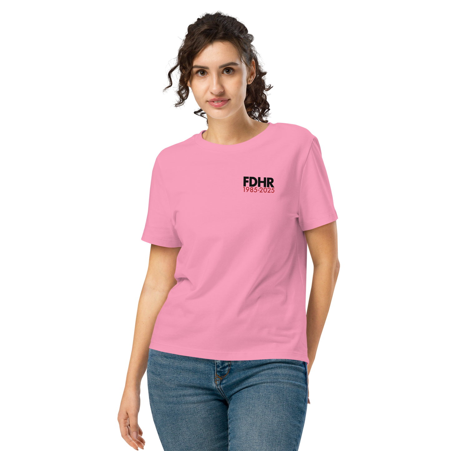 !FDHR 40th Anniversary Hot Rod Women’s Ribbed Neck T-shirt - Free Shipping