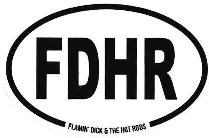 FDHR OVAL Vinyl Sticker - FREE SHIPPING
